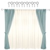 AvoDovA Curtain Wire and Hooks Set, 5M White Net Curtain