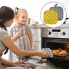 HAIKING Pot Holder, 2 PCS Square Cotton Terry Kitchen Hot
