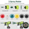 JiGiU Cordless Paint Sprayer Fence HVLP Spray Gun Electric Spray