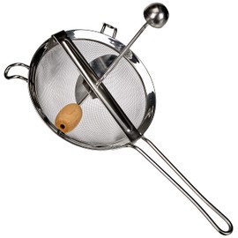 Ibili Sieve with Crank, Stainless Steel, Silver, 20 x 20 x 40 cm