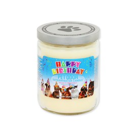 Pet Odor Exterminator Candle 13oz jar, Special Edition Happy Birthday