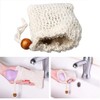 5 PCS Sisal Soap Bag with Drawstring Natural Soap Saver
