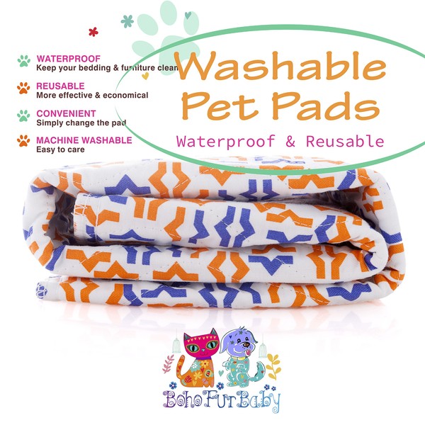 2-Pack Waterproof Kennel/Bed/Beach Pads for Your Pet or Baby -