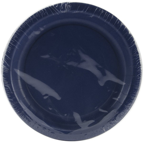 Creative Converting Touch of Color 24 Count Paper Lunch Plates, Navy