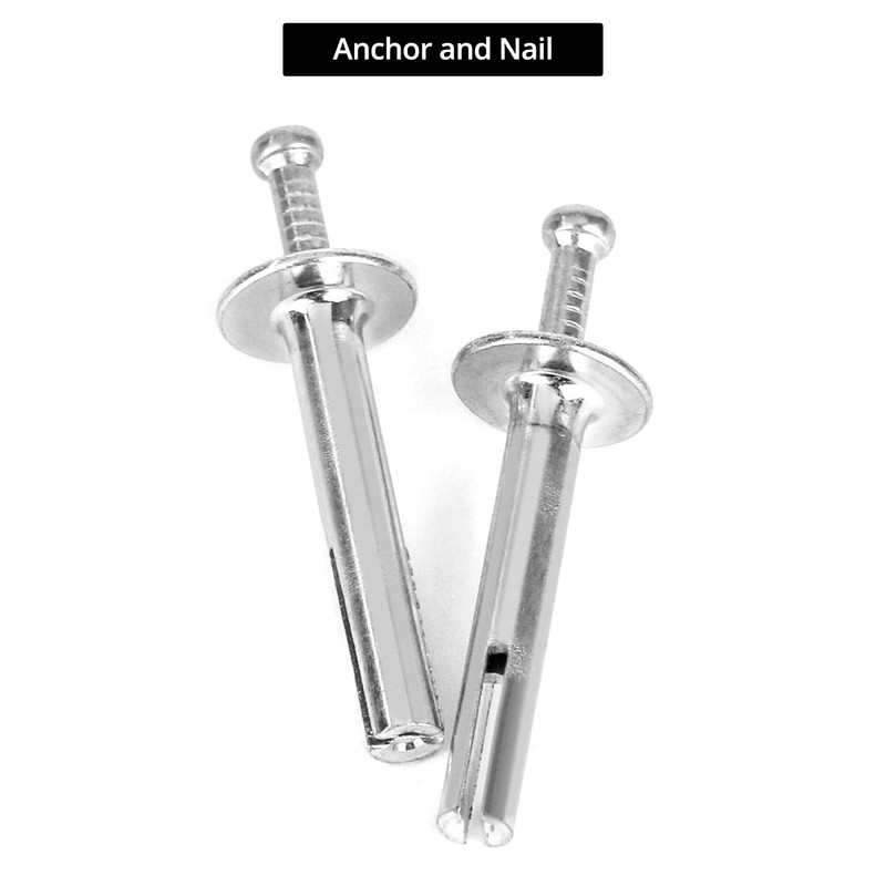 QWORK 500 PCS 1/4" x 1-1/2" Heavy-Duty Hammer Drive Nails