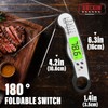 Instant Read Meat Thermometer Digital - Waterproof Food Thermometer with