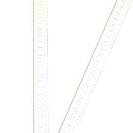 ProfileXXL PVC Corner Bracket, Corner Profile, Edge Protection Drywall 2.5 m, White, 34 x 34 mm Profiles Made of Hard PVC, for Interior Construction Drywall