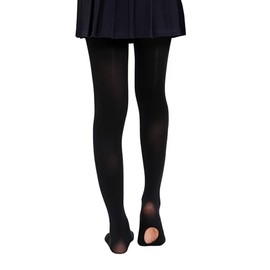EVERSWE - Paquete de 2 pares de mallas de ballet para mujer, ultra suaves, leggings de baile convertibles para mujer, Negro -, Large-X-Large