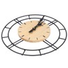 Nordic Modern Fashionable Round Wall Clock Living Room Mute Clock