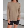 Trendy Queen Womens Oversized Long Sleeve T Shirts 2025 Basic