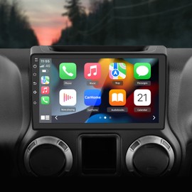 Android 13 Car Radio Stereo Compatible for Jeep Wrangler JK Gand Cherokee Dodge Ram 1500 with Wireless CarPlay Android Auto,GPS/FM/WiFi/USB