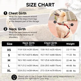 SATSUN Dog Harness for Large Dogs, No Pull Dog Harness with 2 Adjustable Points & 1 Leash Clip, Reflective Comfortable Dog Vest with Easy Control Handle Ideal for Walking and Training, Black,L