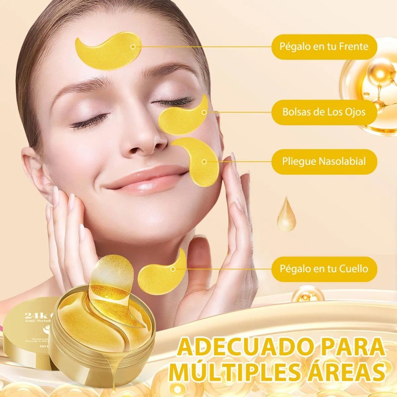 Fj Parches Hydrogel Contorno Ojos Acido Hialuronico