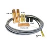 WeldingCity Accessory Kit (.035") Contact Tip-Gas Nozzle-Gas Diffuser-Nozzle Adapter-Wire Liner