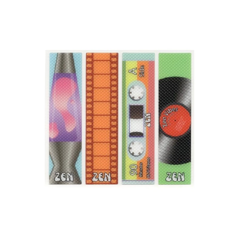 The Pencil Grip Zen Strips, Bumpy Retro Set 9, 4