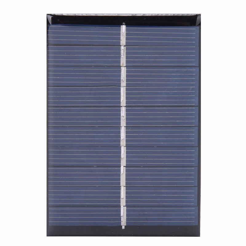 2Pcs 0.6W 5V Polysilicon Panel solar Generador solar port¨¢til M¨®dulo