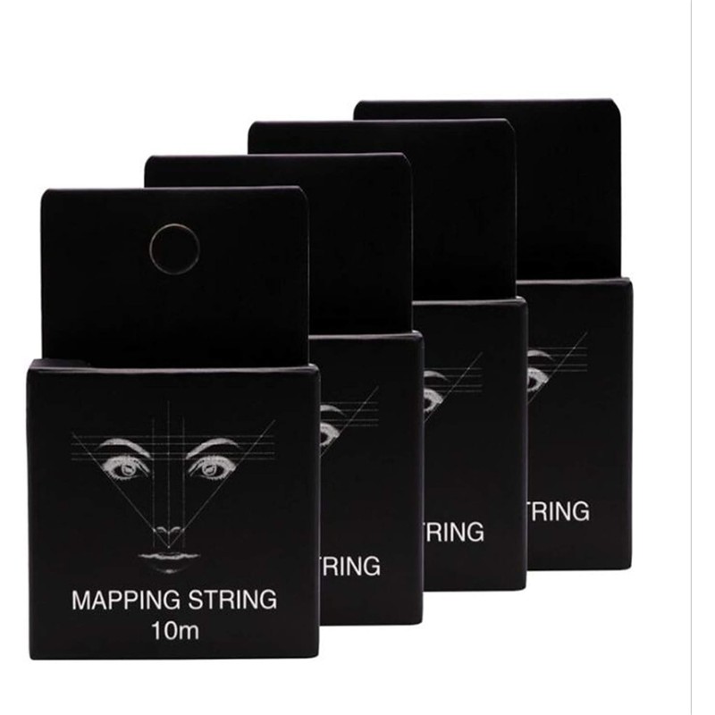 10M Black Pre-Inked Mapping String for Eyebrows Mapping Thread for