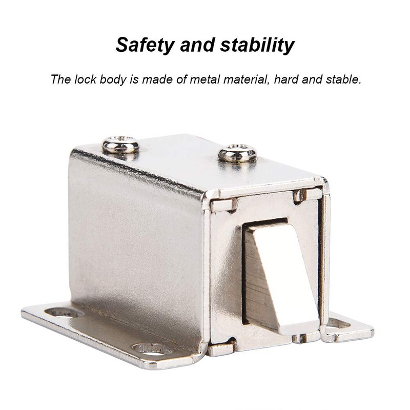 DC 12V Solenoid Electromagnetic Electric Lock, Widely Used Door Cabinet