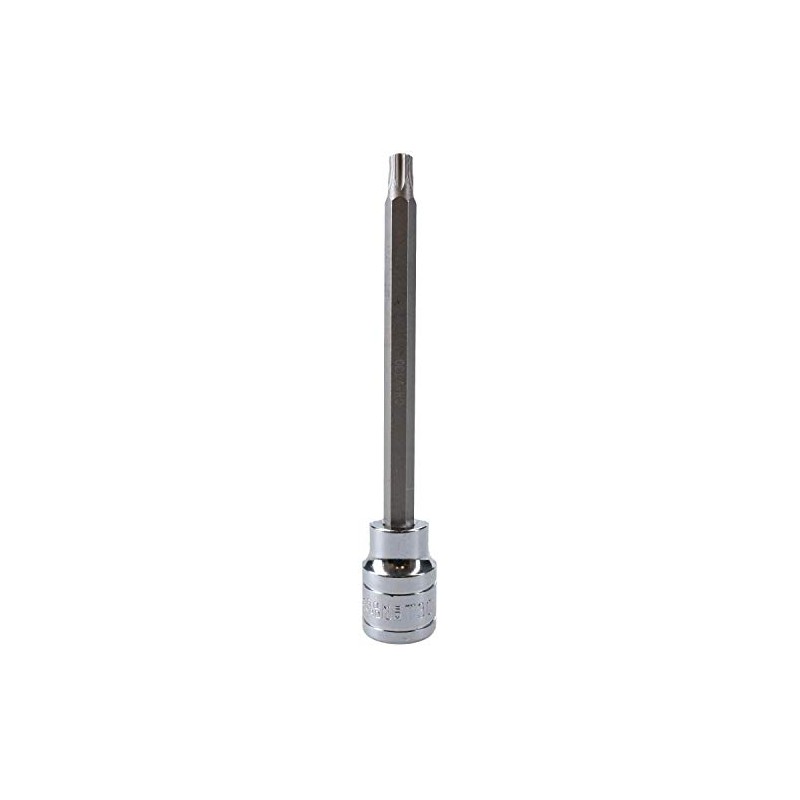 T30 3/8" Drive Extra Long 110mm Tamperproof Tamper Torx Star
