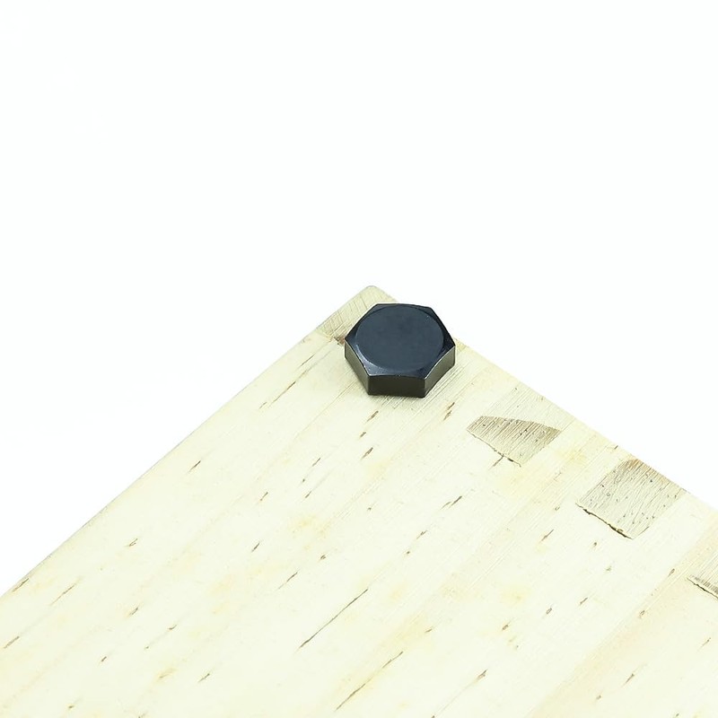1/2 x 2-1/2" Black Hex Head Lag Screws Bolts (8
