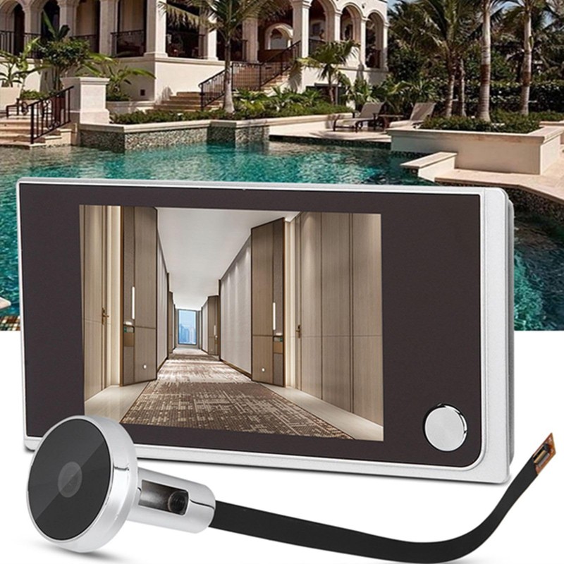 WPKD BLUEIY Peephole Camera,Digital Door Viewer,3.5" Digital LCD 120 Degree