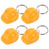 jojofuny Construction Party Favors, Pack of 4 Miniature Construction Helmet,