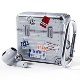 Miak for Airpods 4 Case, Protective Cover, and Dustproof, Silver