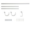 Rolando 5/8" Room Darkening Rod Set 28-48" Dark Bronze