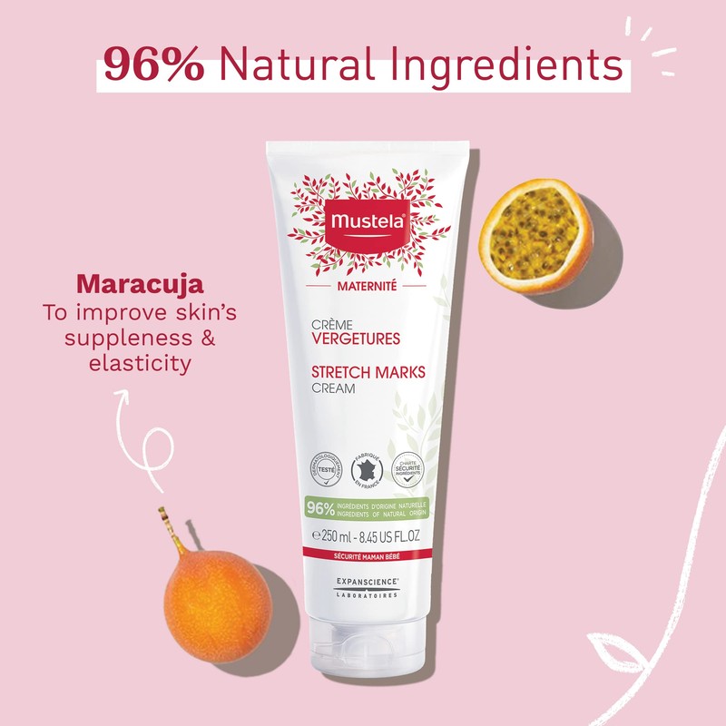 Mustela Maternity Stretch Marks Creamfor Pregnancy - Natural Skincare Massage