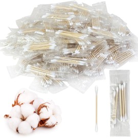 1000 Count Individually Wrapped Double-Tipped Travel Cotton Swabs