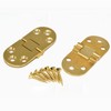 2 Pieces Solid Brass Butler Tray Hinge with Screws for