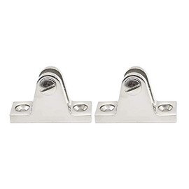 Marine City 316 Grade Stainless Steel Bimini top Deck Hinge – Boat Bimini High Fitting Hardware Side Mount – Boat Top Hinges Bimini Mounts with Removable Pin for Marines Boats Yachts (Pack of 2)