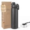 Abjoki Stainless Steel Drinking Bottle "Infinity" 710 ml - Onyx