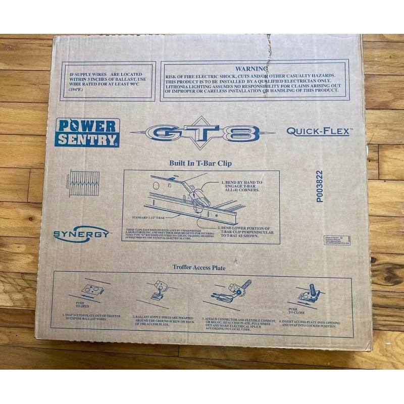 Lithonia Lighting 2'x2' Troffer 2RT8S 2 17W MVOLT GEB10IS Fluorescent