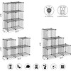 C&AHOME Wire Cube Storage, 6 - Cube Organizer Metal C