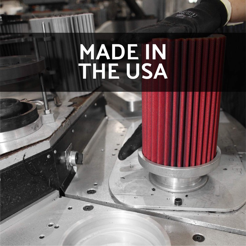 AEM 21-2259DK 4" Inlet x 9" Oval Element Dryflow Air