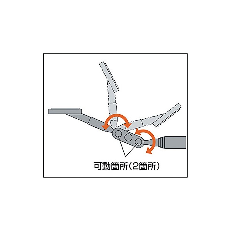 TRUSCO(トラスコ) アンテナ式点検鏡 丸型 30mm TT-30M