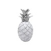 Mariposa Small Pineapple Ceramic with Metal Top, White