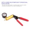 Beduan 16pcs Brake Bleeder Kit Hand Held Vacuum Pump Tester