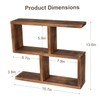 Jotsport Window Sill Plant Stand Small Wood Plant Shelf for