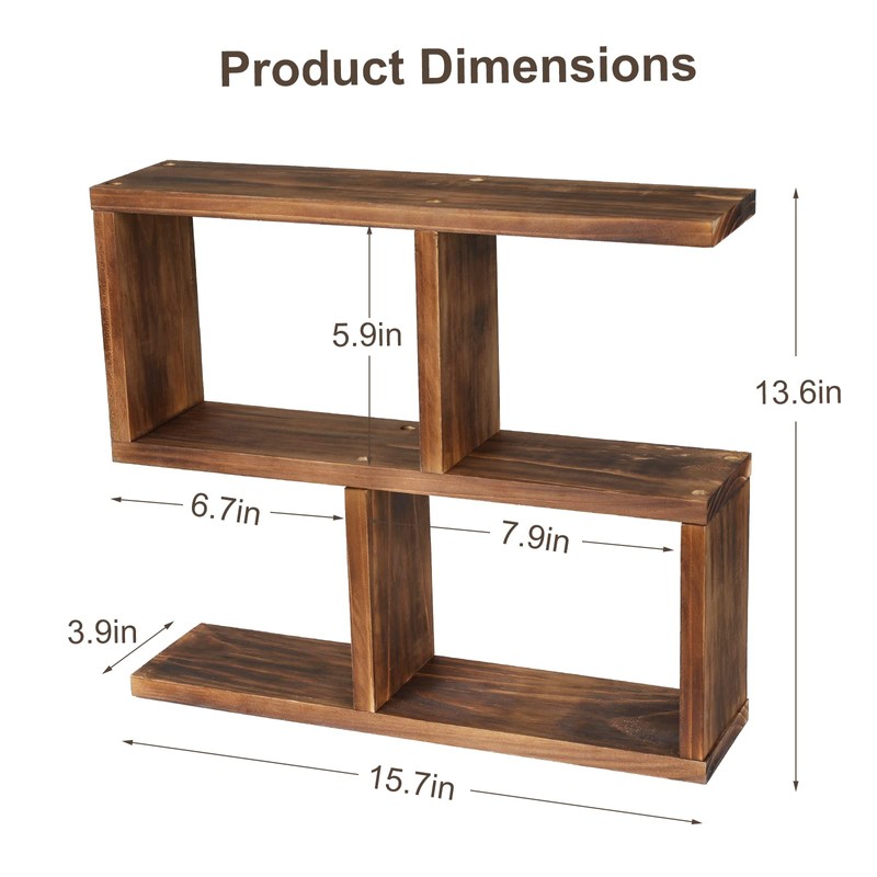 Jotsport Window Sill Plant Stand Small Wood Plant Shelf for