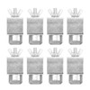 8Pcs Auto Body Panel Clamp Silver Aluminum Alloy Butt Welding