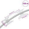 vidaXL - Concertina Razor Wire - 28" Diameter Coil -