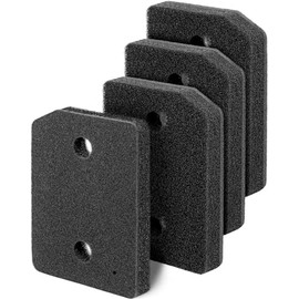 4-Pack Foam Filter Replacement Compatible with Miele T1 Series Heat Pump Tumble Dryers, Plinth Foam Sponge Filter, Toe-kick Filter Replacement Parts 9164761