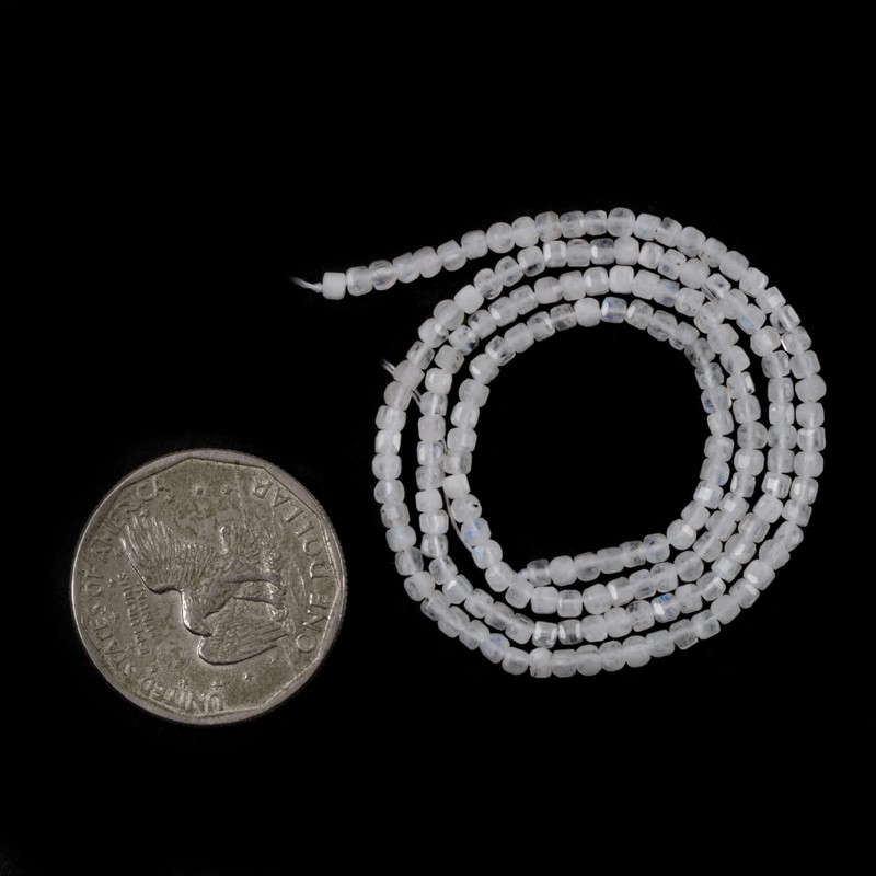 abalorio curativas sueltas cuadradas facetadas de 2 mm para hacer