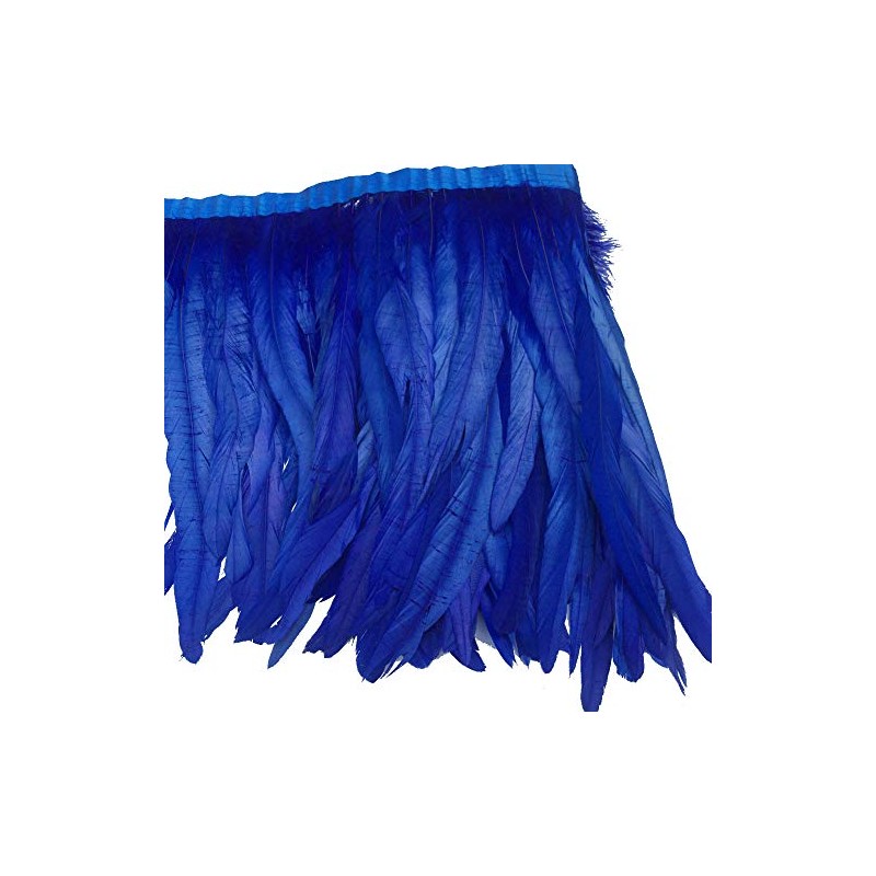 Sowder Rooster Hackle Feather Fringe Trim 10-12inch in Width Pack