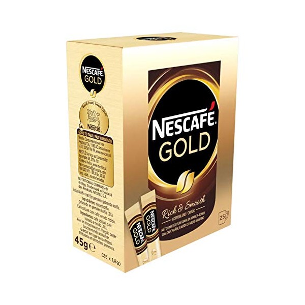 Nescafe Mocha Instant Coffee Mix Saquets, 20 piezas [importado]