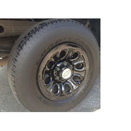 Fits Silverado, Tahoe, Sierra, Yukon 17" Wheels-Gloss Black Wheel Skins