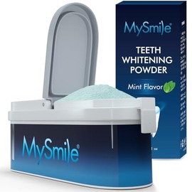 MySmile Polvo de dientes para blanquear los dientes | Pasta de dientes en polvo para blanquear los dientes, Blanqueador de dientes Eliminador eficaz d