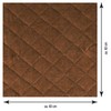 Bestlivings Washing Machine Cover (Brown) 60 x 60 cm with